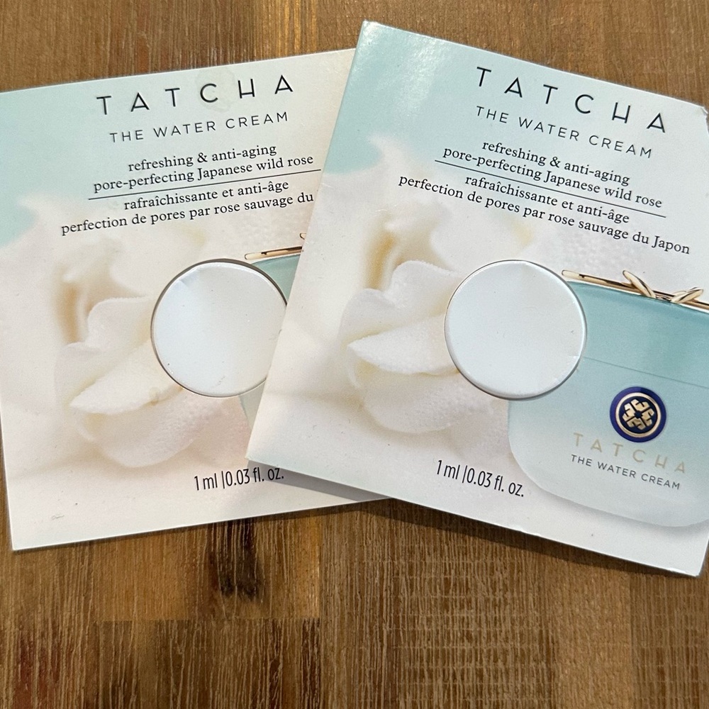 NWT Tatcha Water Cream Sample - Set of Two